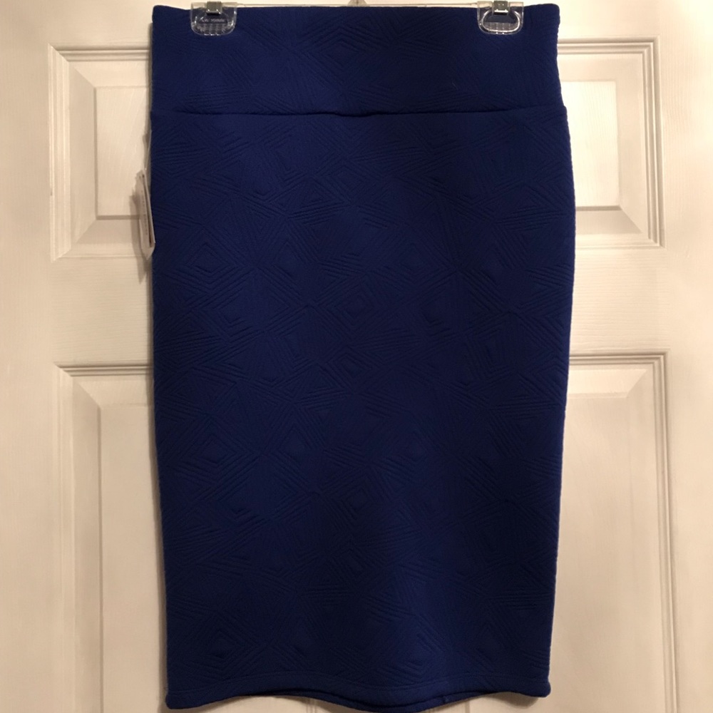 🆕 Lularoe Cassie skirt Royal Blue M